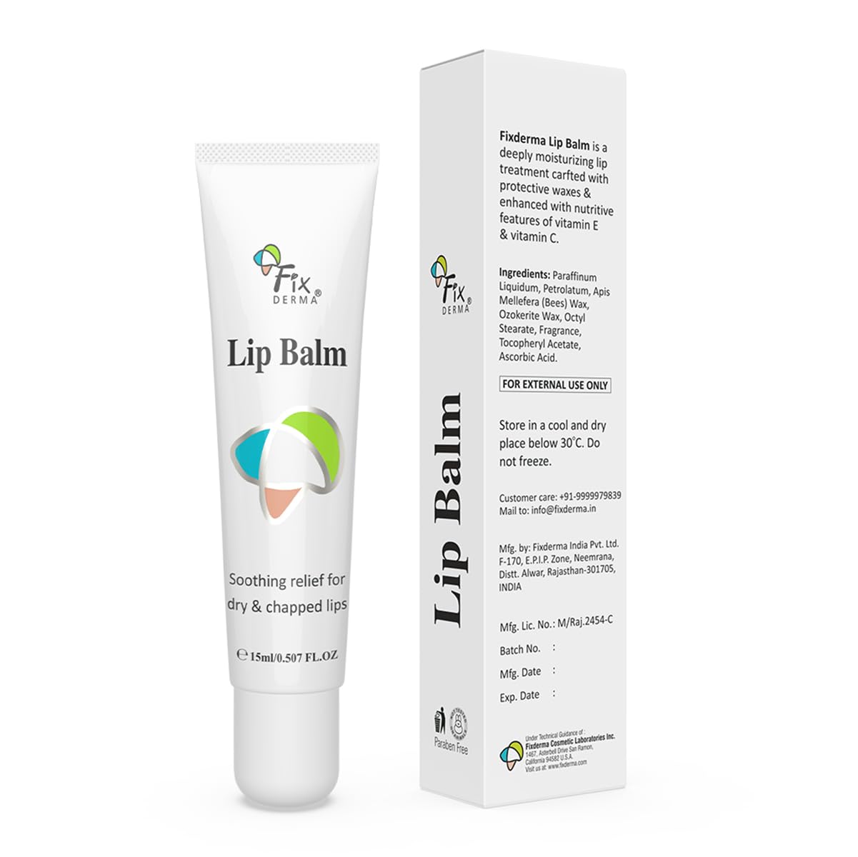 Fixderma Lip Balm - 15 ml