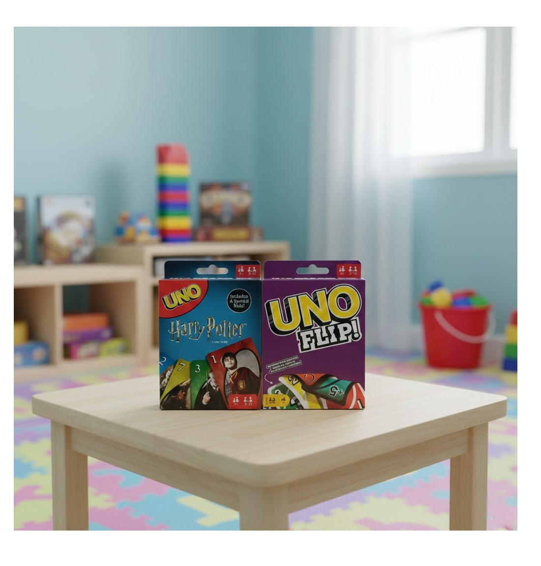 UNO Flip and UNO Harry Potter Card Game Combo | Play with Friends & Family