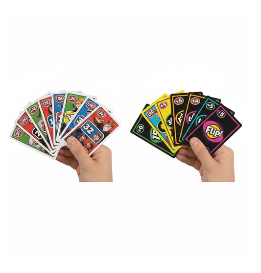 UNO Flip and UNO Harry Potter Card Game Combo | Play with Friends & Family