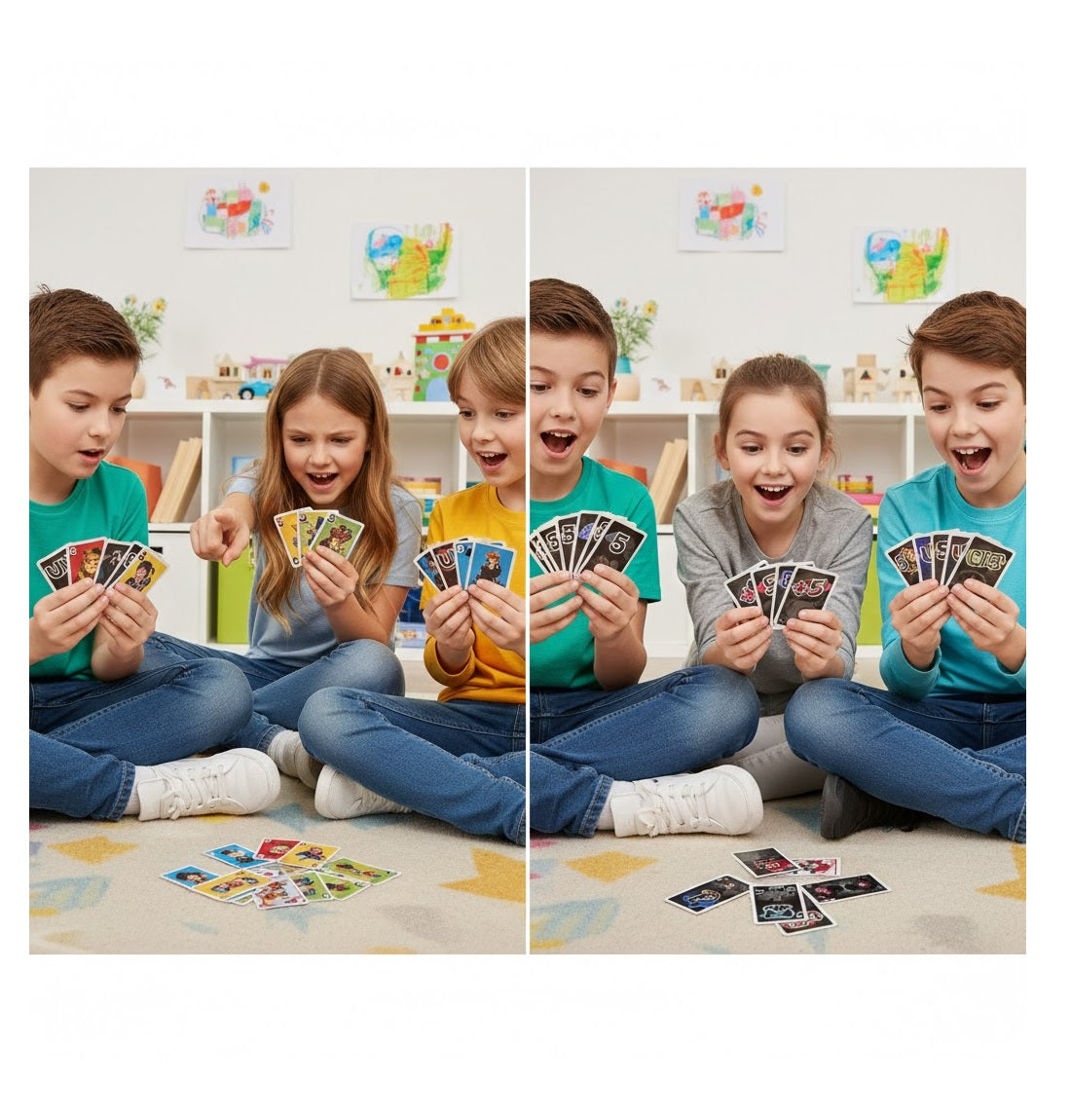 UNO Flip and UNO Harry Potter Card Game Combo | Play with Friends & Family