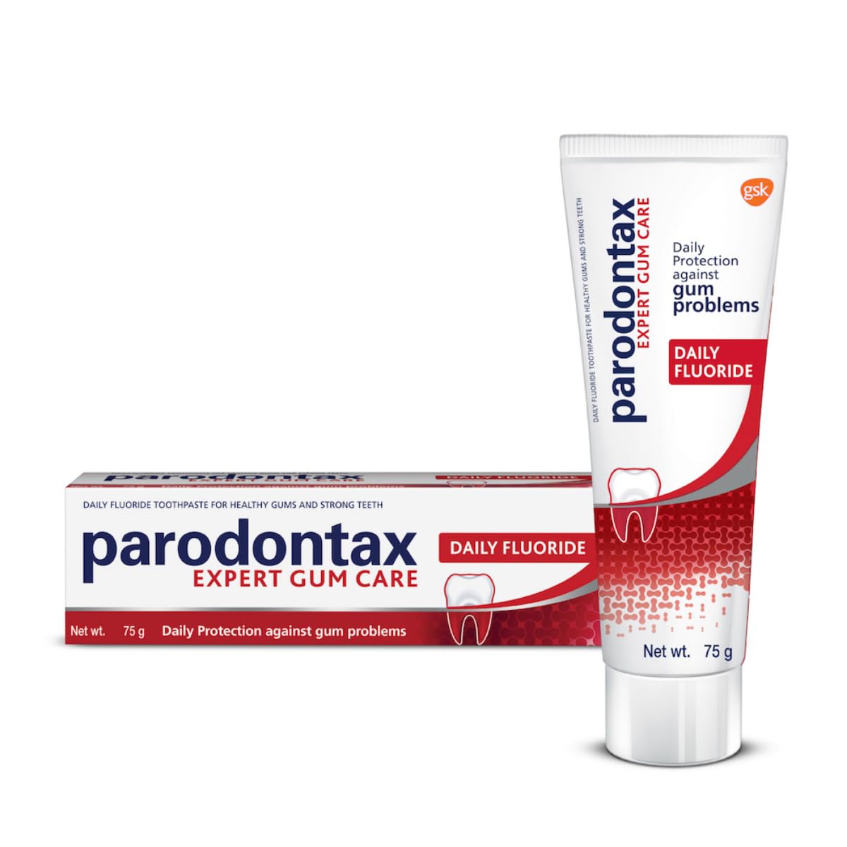 Parodontax Toothpaste Expert Gum Care | Daily Fluoride, Gum Protection Tooth Paste Pack of 1 - 75gm