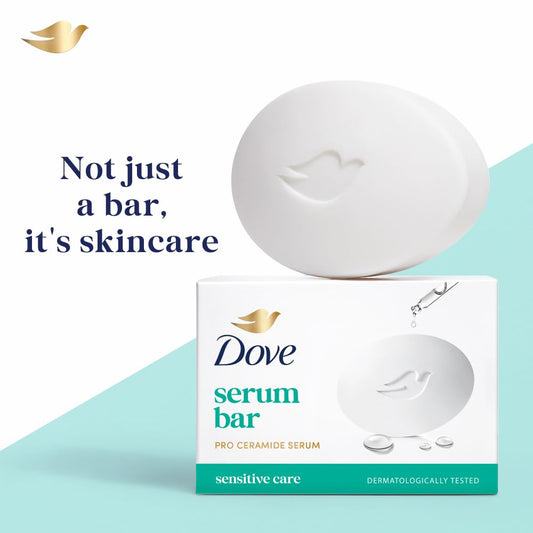 Dove Advanced Sensitive Care Bar With Ceramide And Nutrient Cream - 125 gm - set of 3
