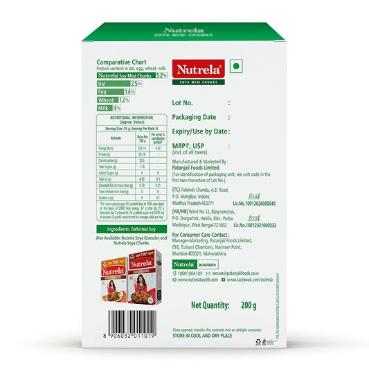 Nutrela Soya Mini Chunks - 200 gm