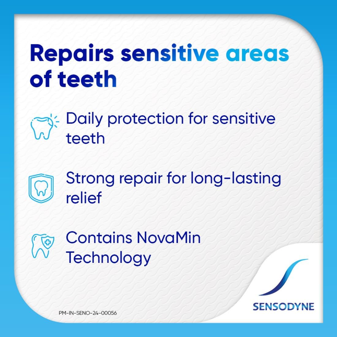 Sensodyne Toothpaste Repair and Protect | Tooth Paste for Daily Sensitivity Protection, Long-lasting Relief | Combo Pack - 200gm (100gm x 2)