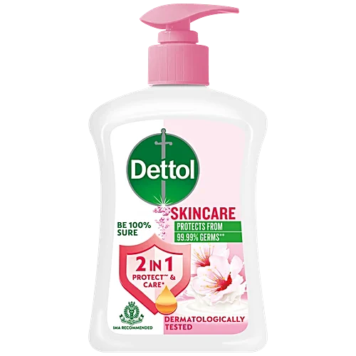 Dettol Skincare Liquid Handwash, 200 ml Pump