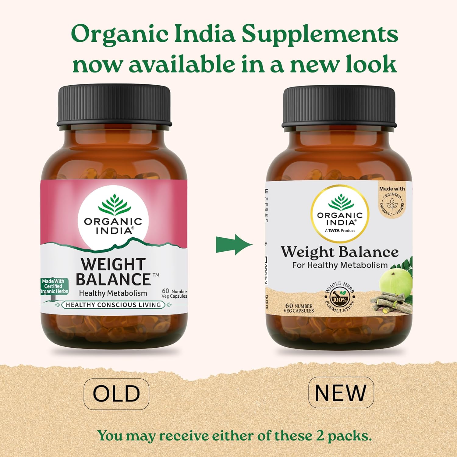 Organic India Weight Balance Veg | 60 Capsule