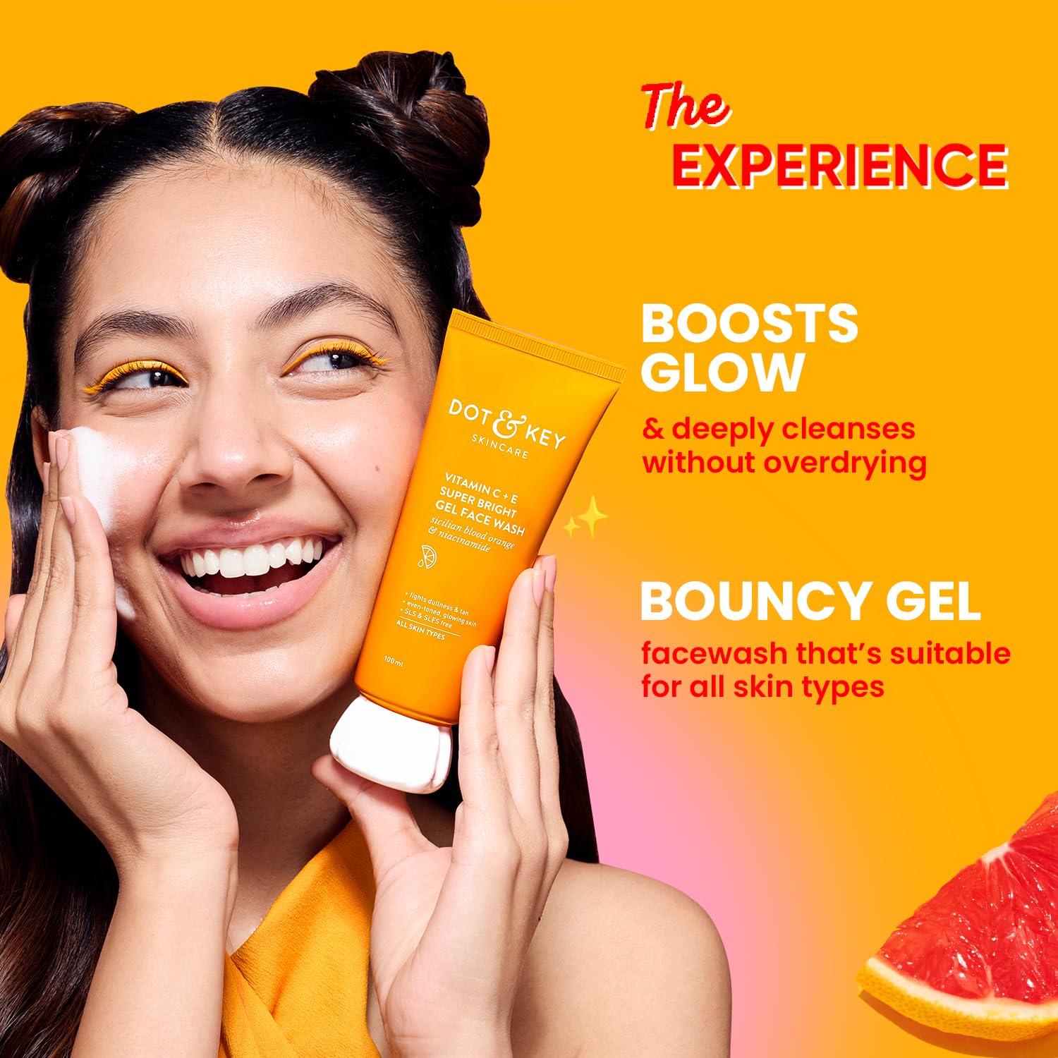 Dot & Key Vitamin C+E Super Bright Gel Face Wash - 100 ml