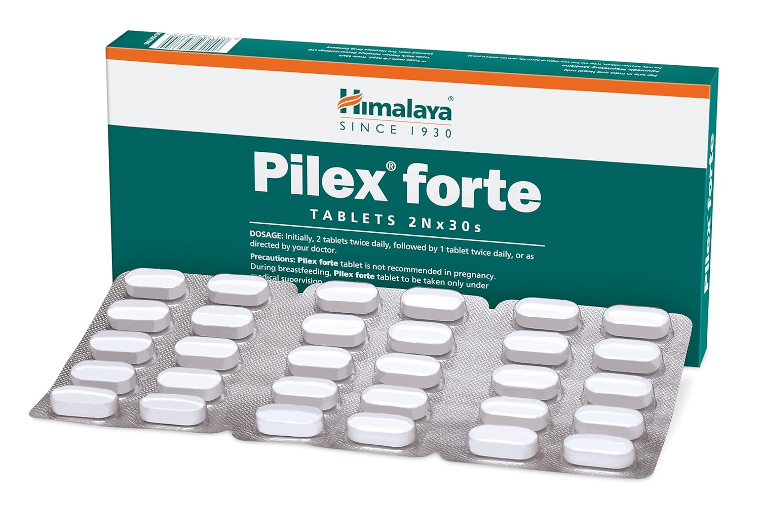 Himalaya Herbals Pilex Forte Tablets - 60 Tabs