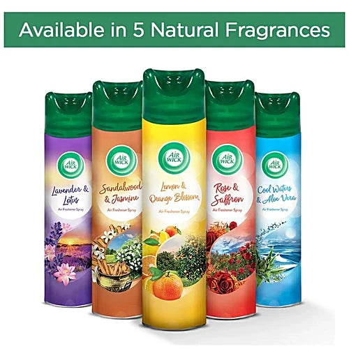 Airwick Air Freshener Spray, Lemon & Orange Blossom, 245 ml