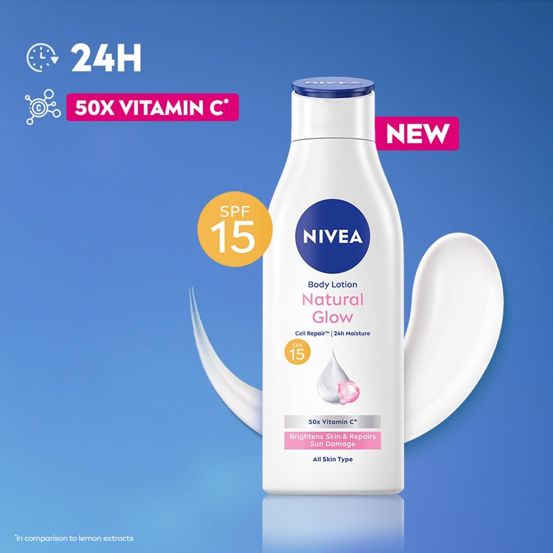 Nivea Sunscreen & 50X Vitamin C Body Lotion - 200 ml