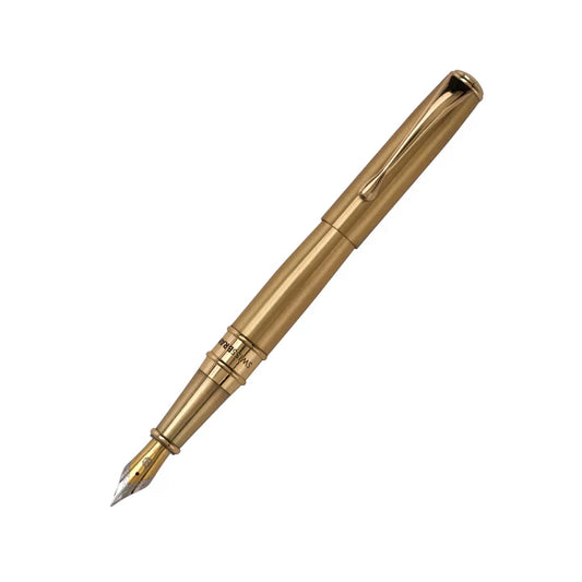 SWISSBRAND Lumina 2536 High-gloss gold lacquer Fountain Pen with gold trim