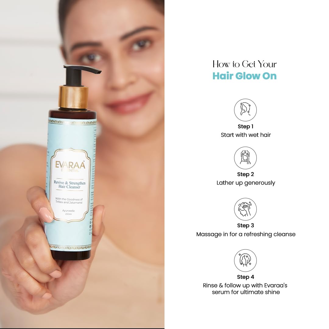 Evaraa Essential Revive & Strengthen Hair Cleanser - 200 ml