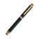 Swissbrand 2501 Matte Black Lacquer with Gold Trim Fountain Pen - Medium Nib