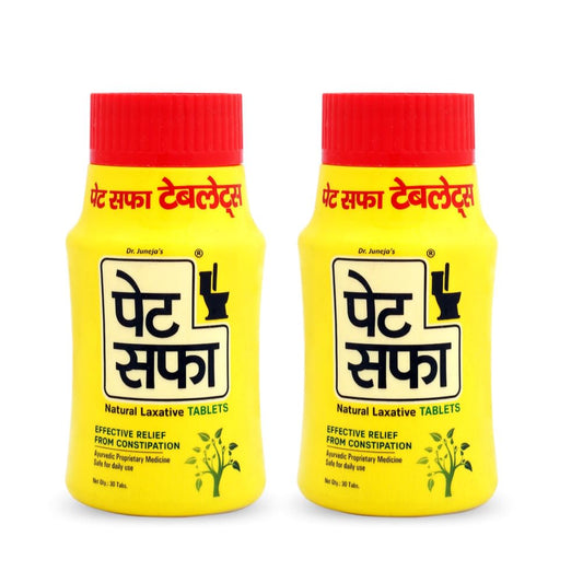 Pet Saffa Tablets | Relief from disgetive Problems Like Acidity, Gas & Bloating - 30 Unit (Pack of 2)