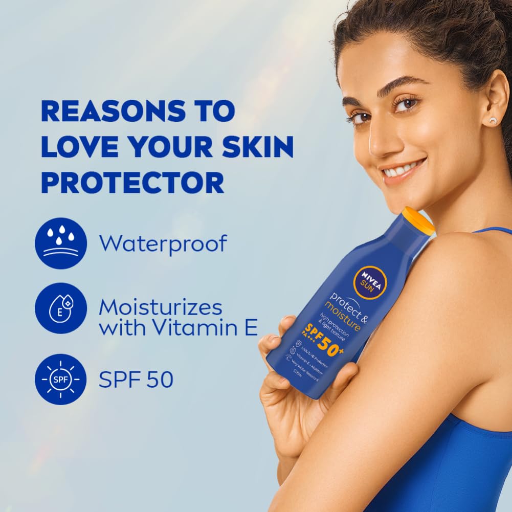 Nivea Protect & Moisture Sun Lotion SPF 50 - 125 ml