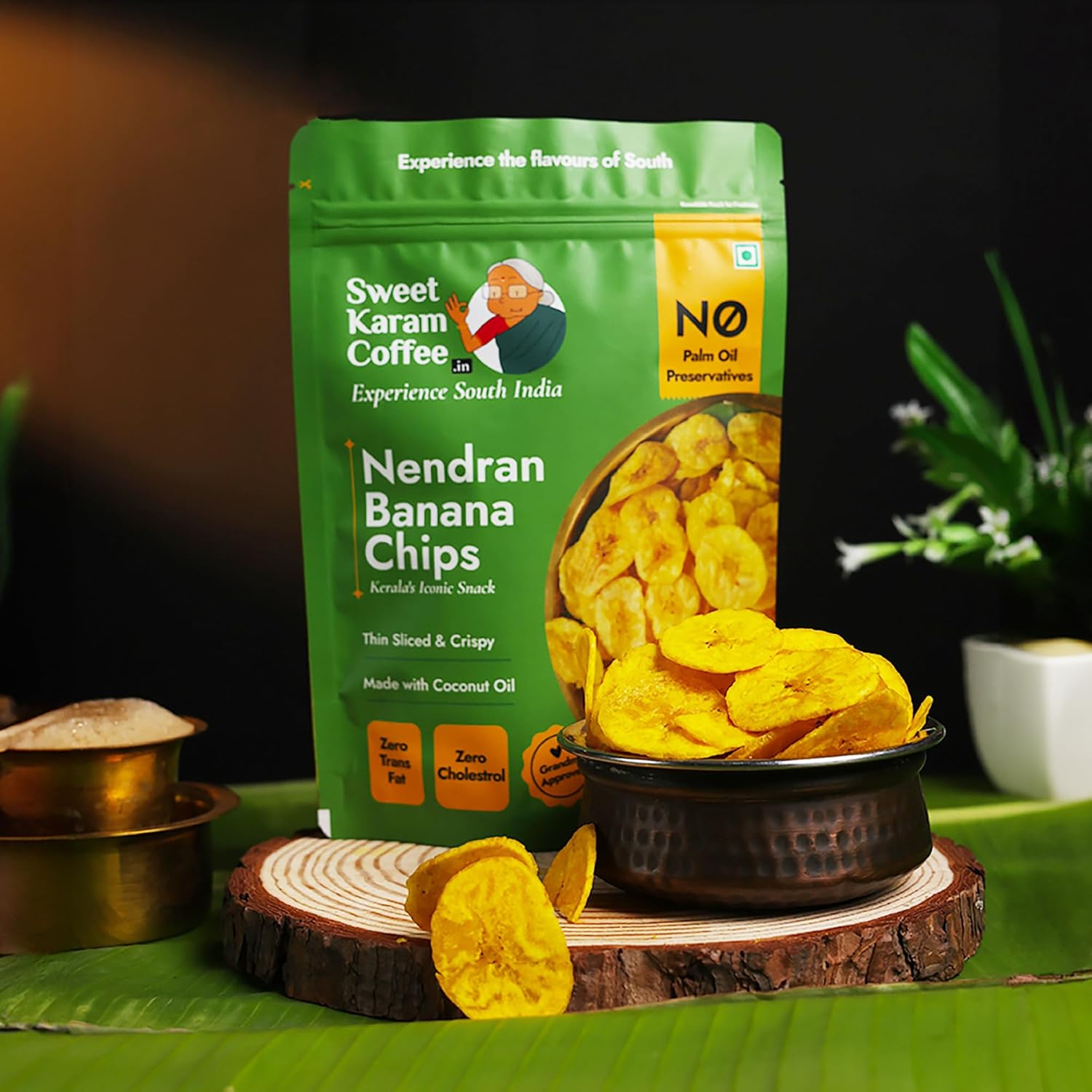 Sweet Karam Coffee Kerala Banana Chips - 200 gm