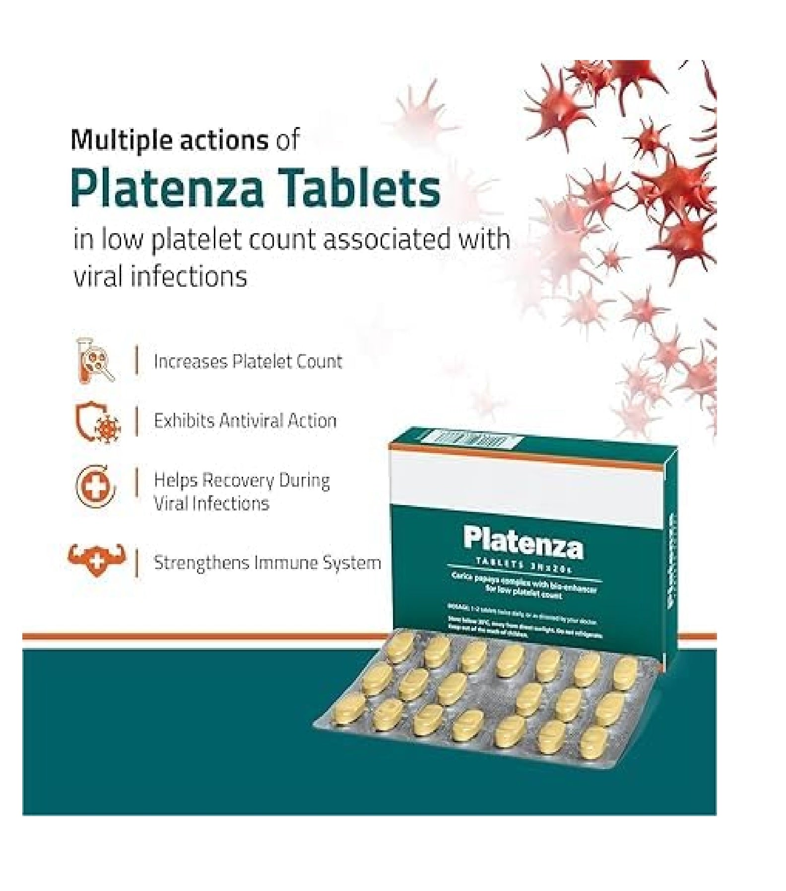 Himalaya Platezza (60 Tablets) – Natural Platelet Booster & Immune Support