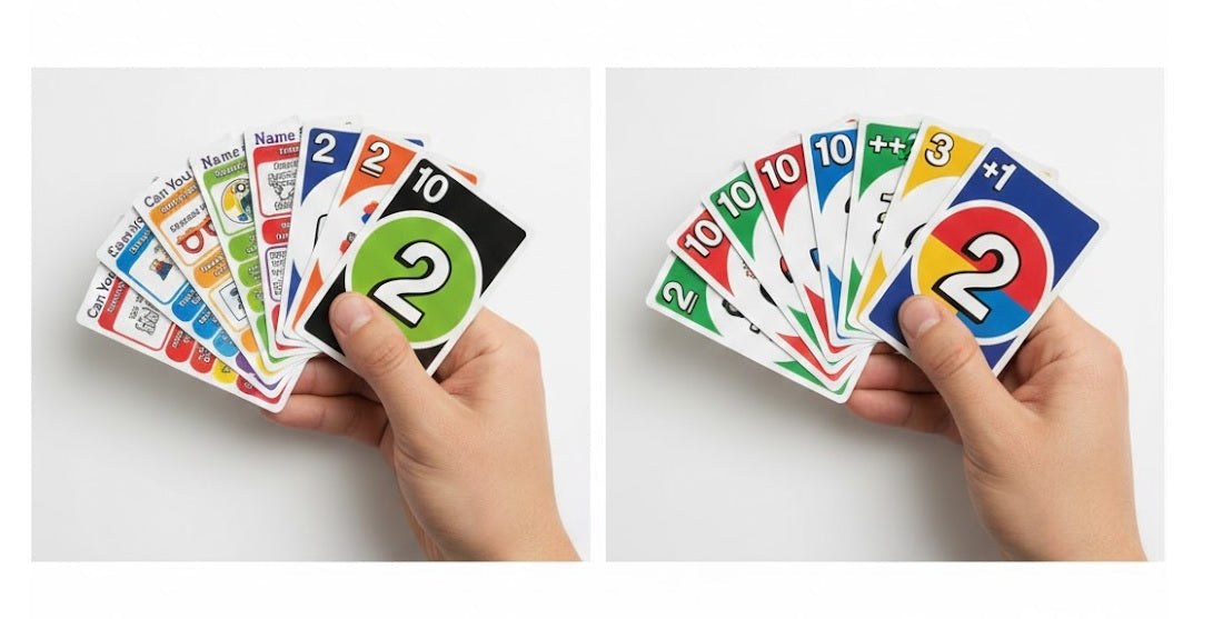 UNO Name 5 & UNO DOS Card Game Combo | Best for Friends, Fanilt and Travel