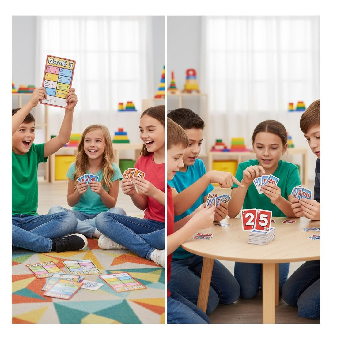 UNO Name 5 & UNO DOS Card Game Combo | Best for Friends, Fanilt and Travel