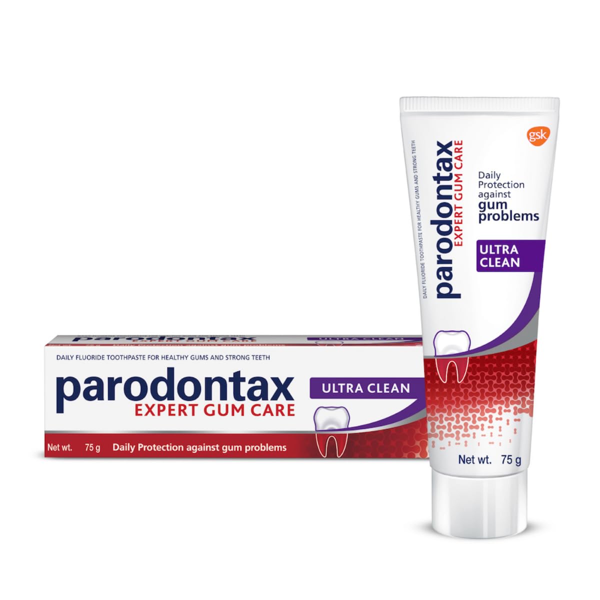 Parodontax Ultra Clean 75g Toothpaste For Daily Protection Against Gum Problems
