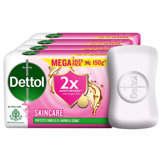 Dettol Skincare Moisturizing Beauty Bathing Soap 150g Pack Of 4