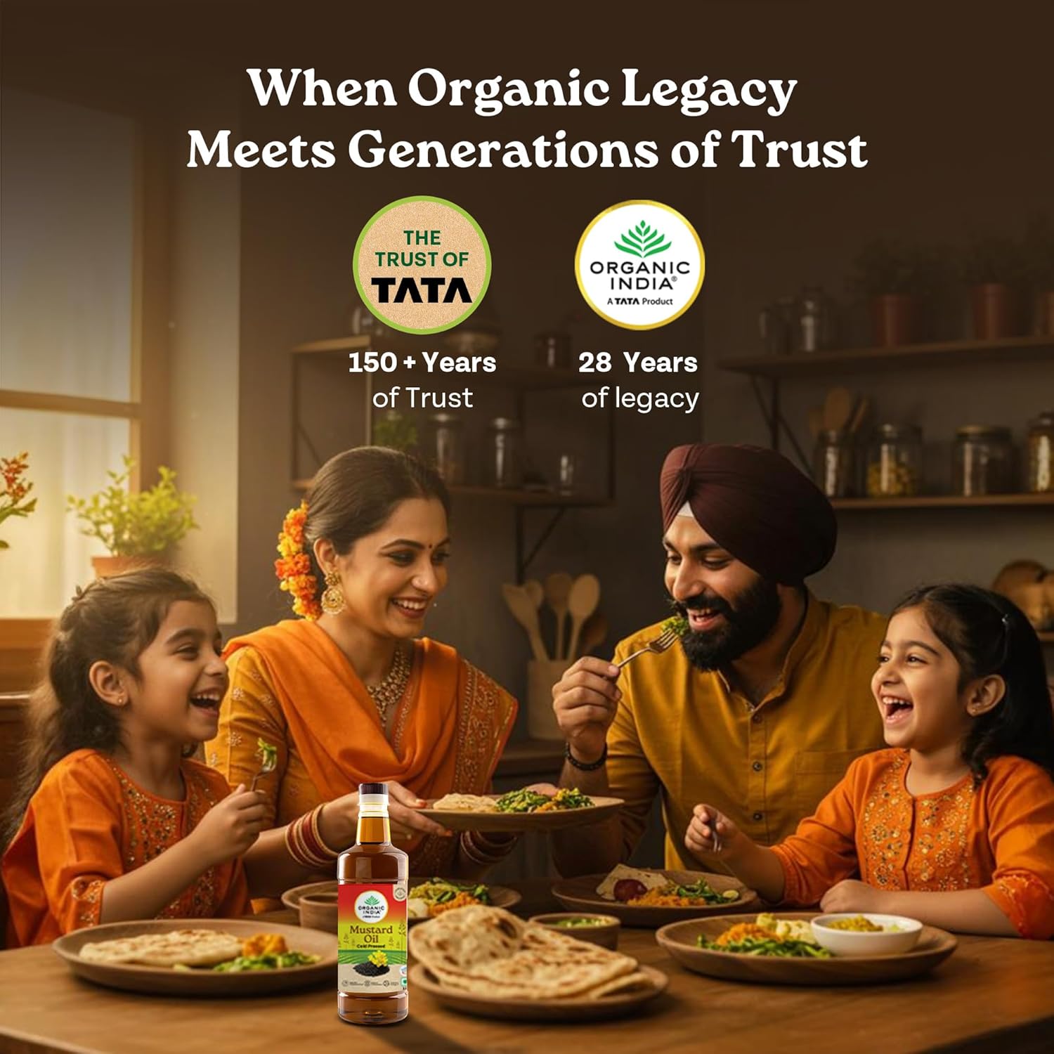 Organic India Mustard Oil 1000ml