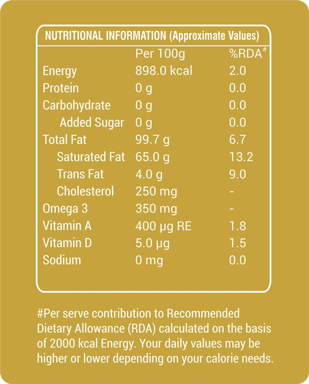 Heritage Buffalo Ghee | Premium Ghee | Authentic Buffalo Bilona Ghee | Organic Ghee - 1L