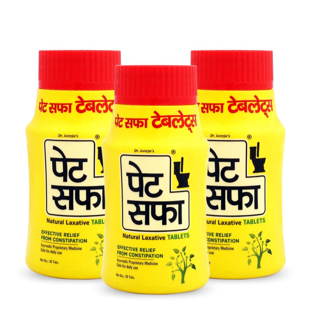 Pet Saffa Tablets | disgetive problems like Acidity, Gas & Bloating - 30 Unit (Pack of 3)