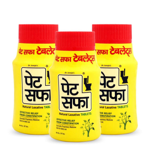 Pet Saffa Tablets | disgetive problems like Acidity, Gas & Bloating - 30 Unit (Pack of 3)