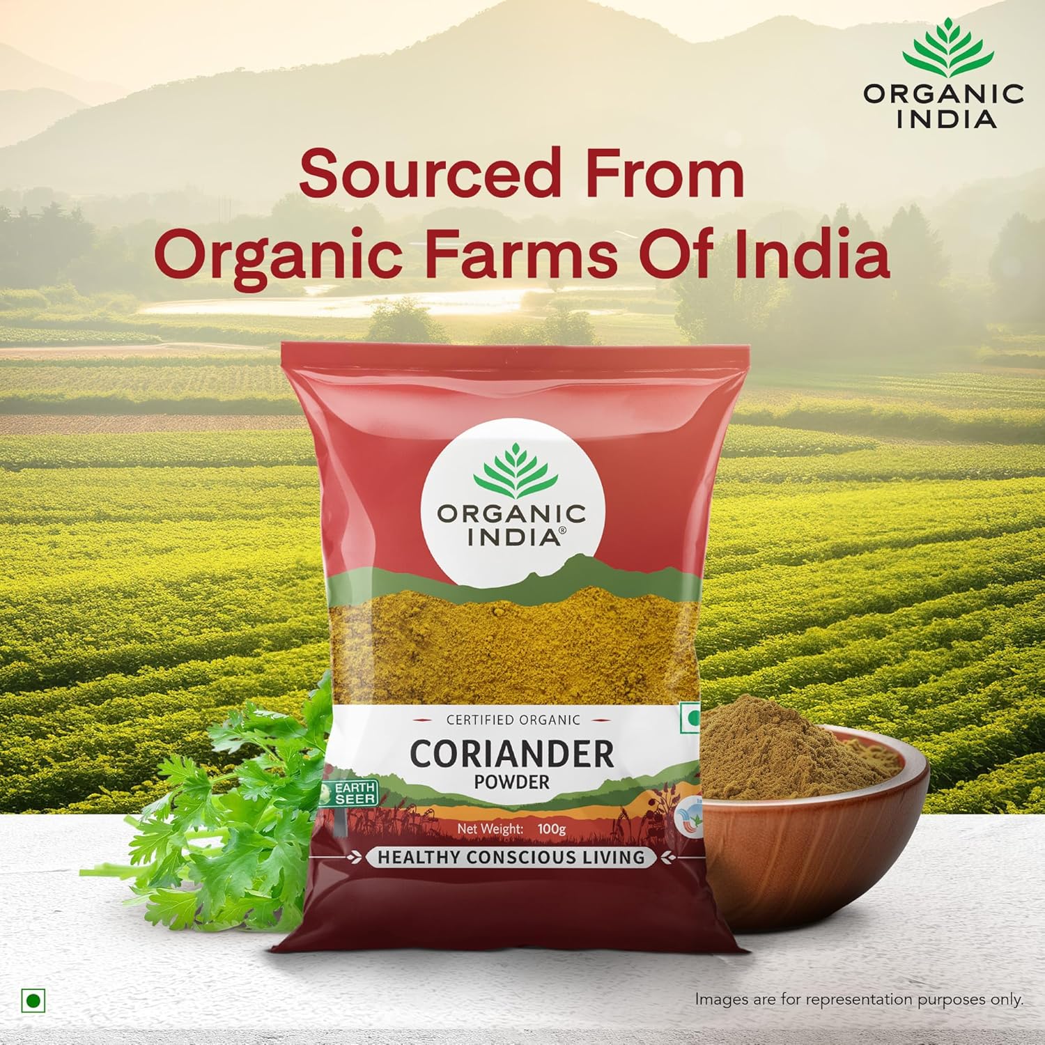 Organic India Coriander Powder - 100 gm