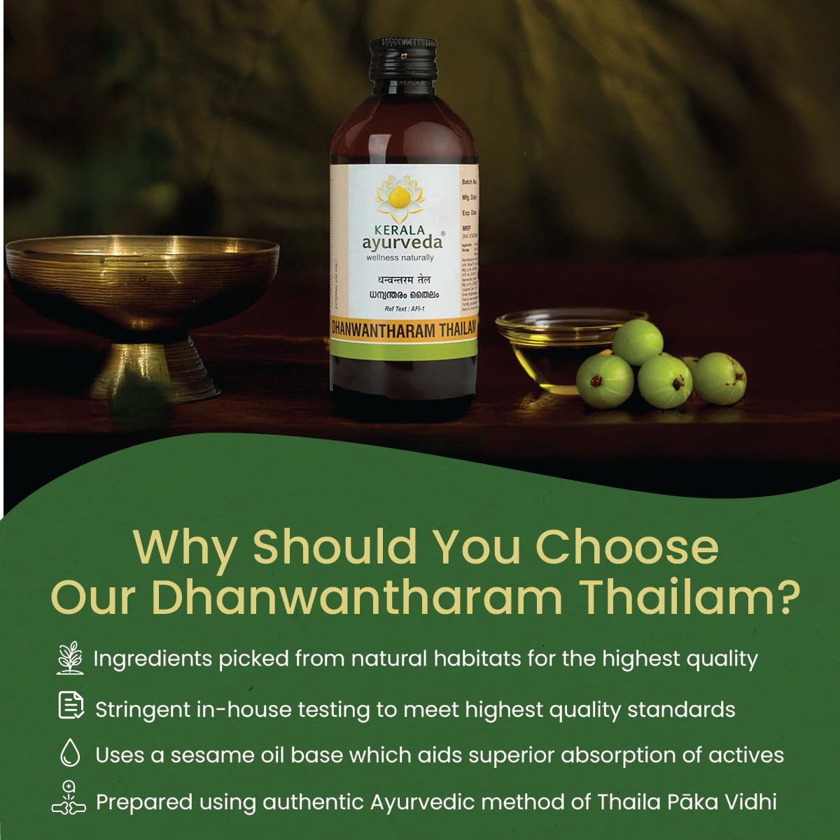 Kerala Ayurveda Dhanawantaram Thailam - 200 ml
