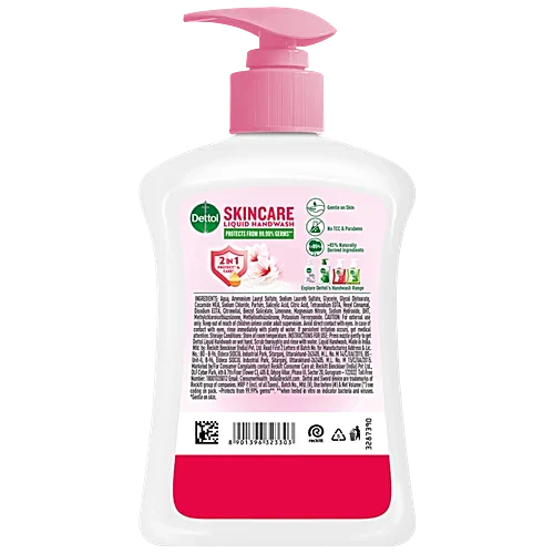 Dettol Skincare Liquid Handwash, 200 ml Pump
