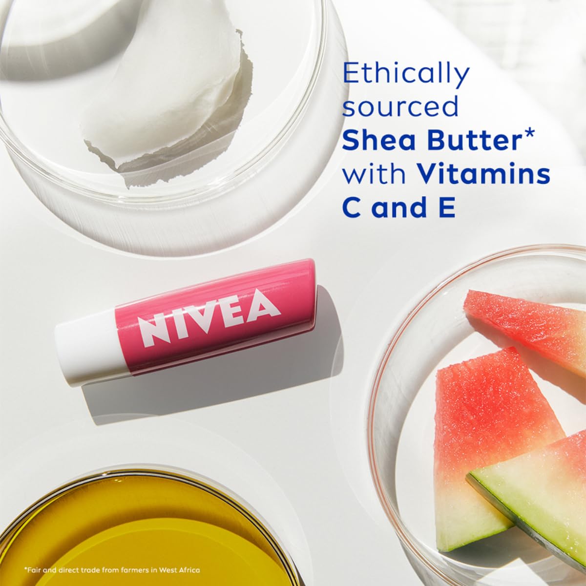 Nivea Lip Balm - WaterMelon Shine - 4.8 gm