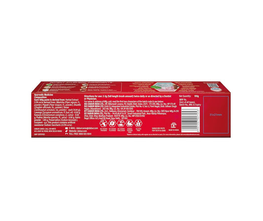 Dabur Red Toothpaste - 100 gm