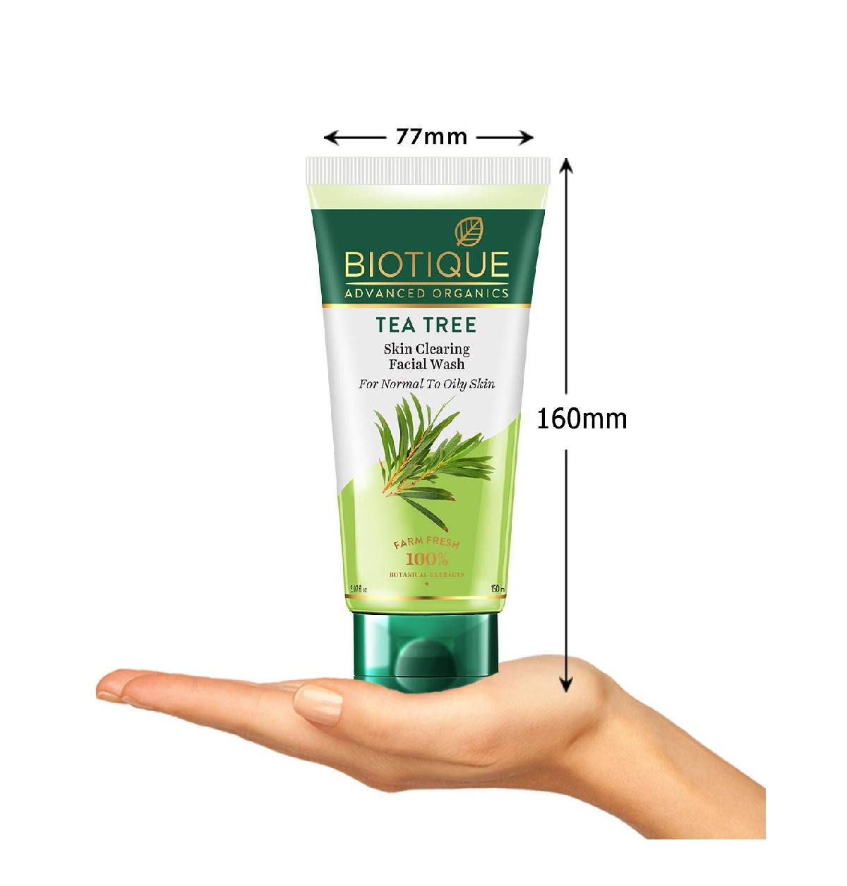 Biotique Advanced Organics Tea Tree Skin Clearing Facial Wash - 150 ml
