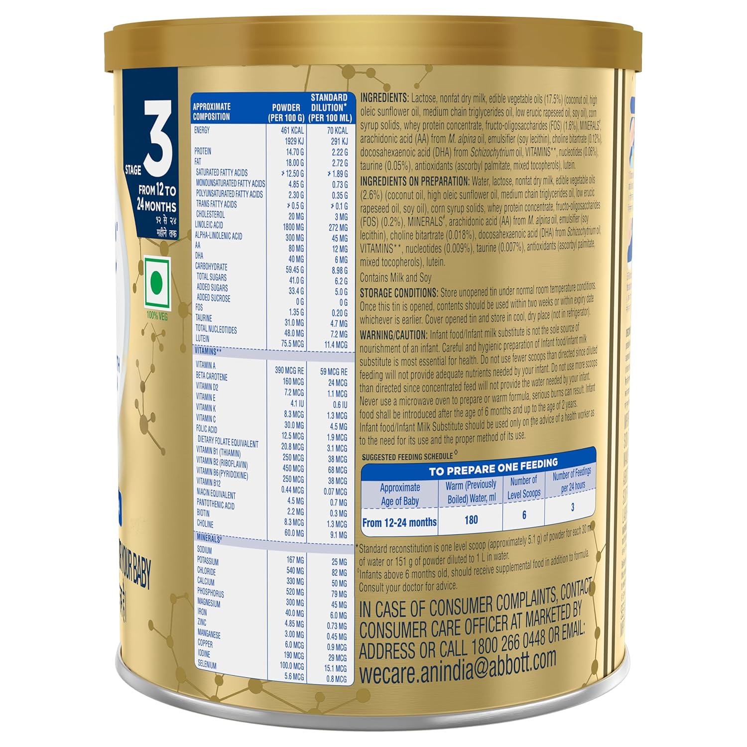 Similac Infant Plus Stage 3 Follow-Up Formula Powder from 12 to 18 Months 400G