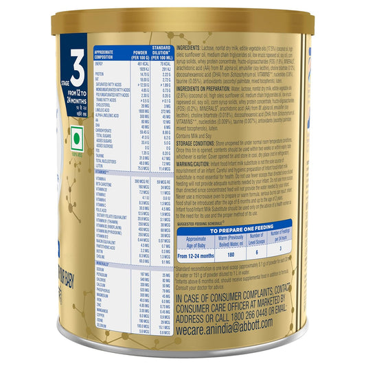Similac Infant Plus Stage 3 Follow-Up Formula Powder from 12 to 18 Months 400G