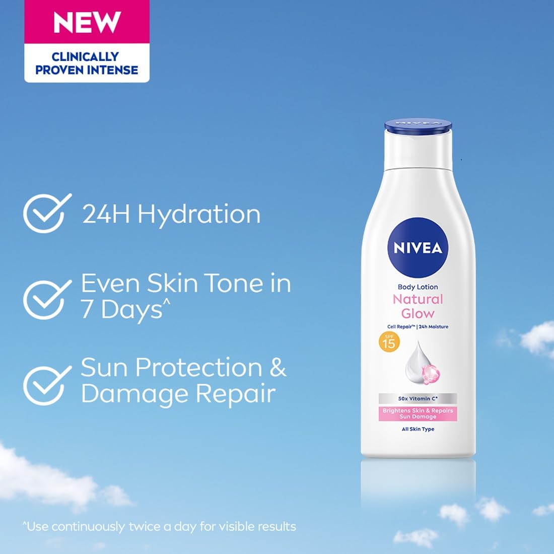 Nivea Sunscreen & 50X Vitamin C Body Lotion - 200 ml