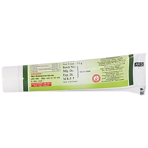 Baidyanath Charmarogari Ointment (15g) for allergic skin conditions