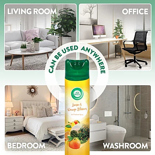 Airwick Air Freshener Spray, Lemon & Orange Blossom, 245 ml