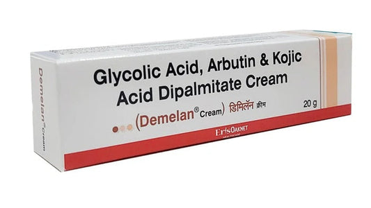 Eris Oaknet Demelan Cream with Glycolic Acid, Arbutin & Kojic Acid | Derma Care 20gm