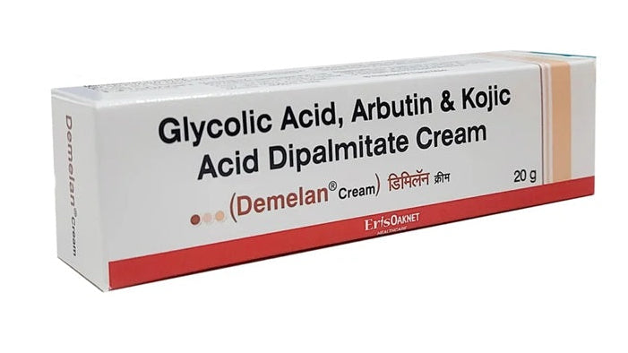 Eris Oaknet Demelan Cream with Glycolic Acid, Arbutin & Kojic Acid | Derma Care 20gm