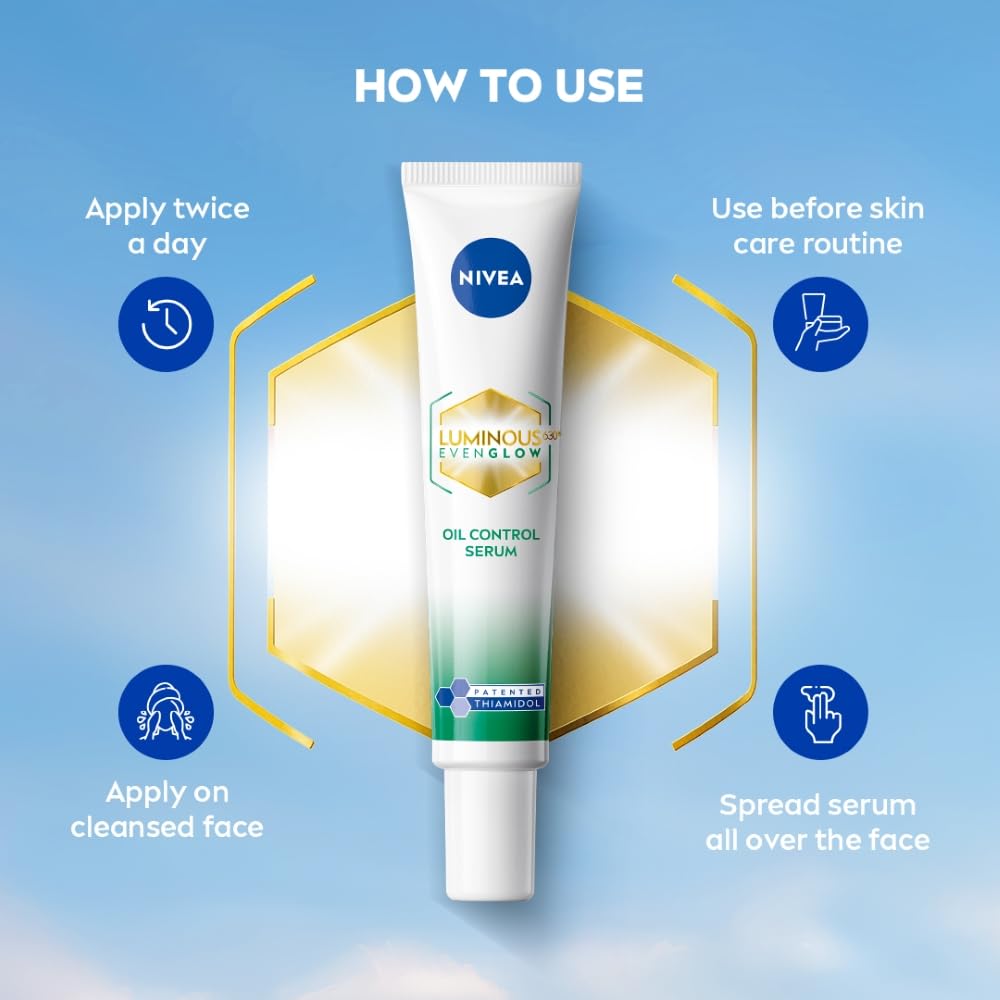 Nivea Luminous Even Glow Oil Control Serum - 40 ml