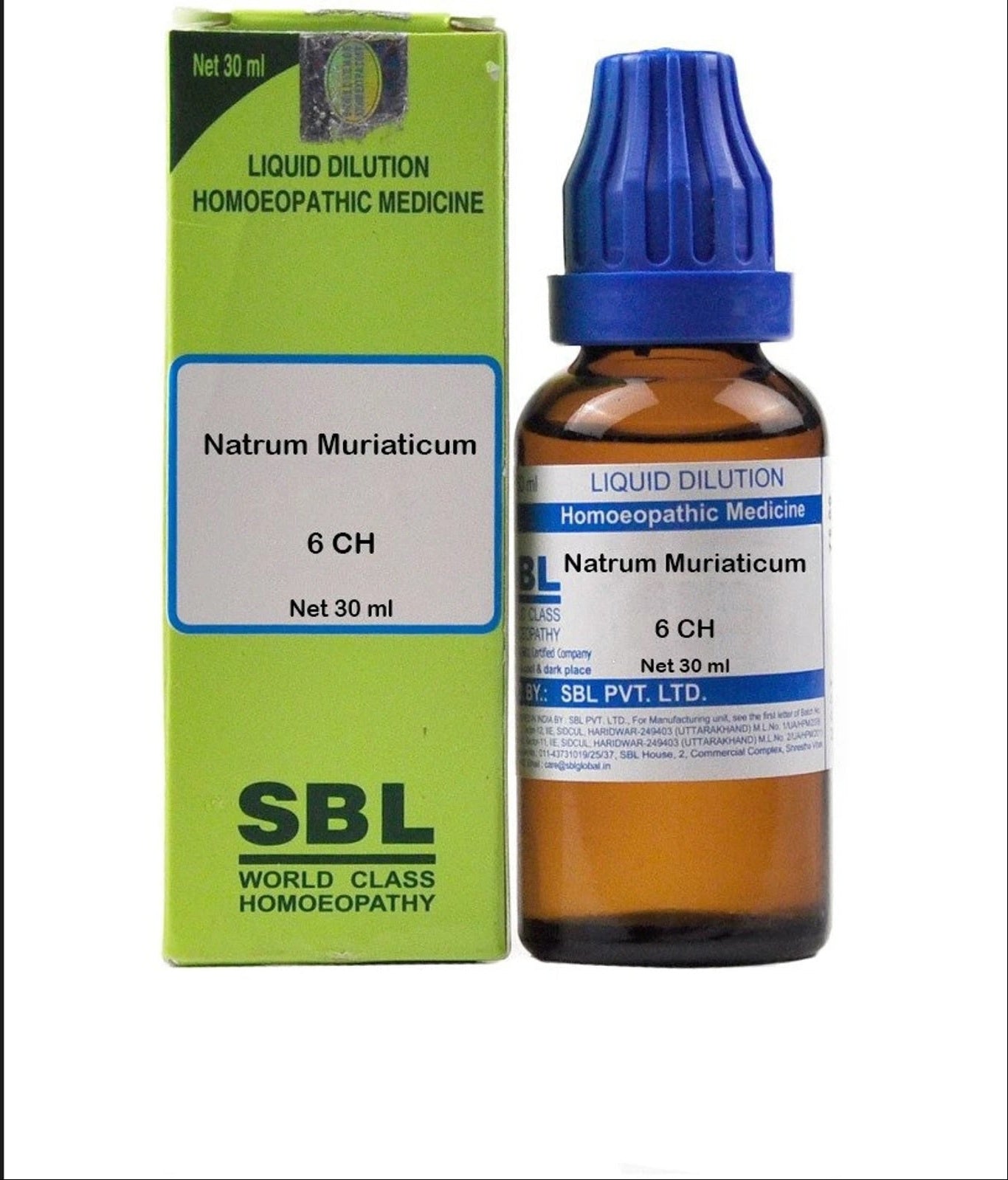 SBL Homeopathy Natrum Muriaticum Dilution - 6 CH - 30 ml