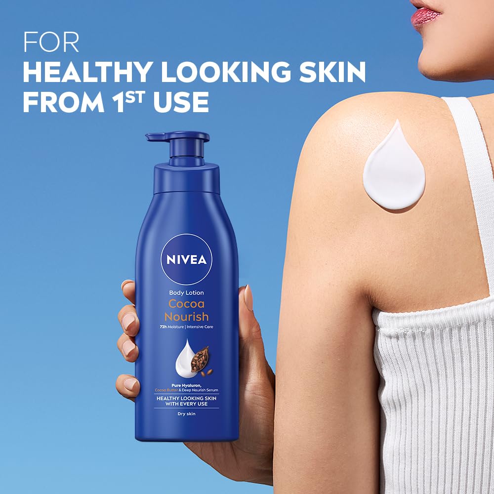 Nivea Body Lotion for Very Dry Skin, Cocoa Nourish - 400 ml