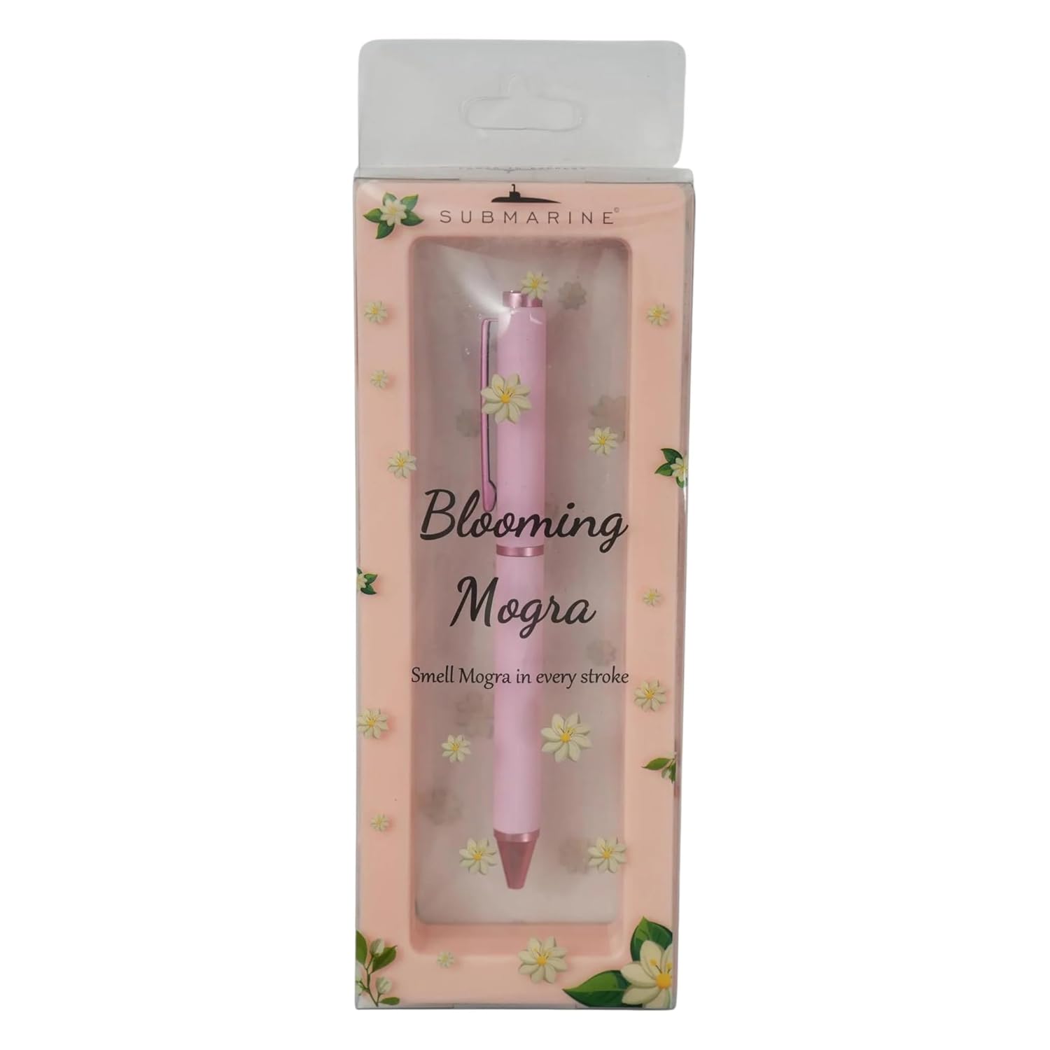 Submarine 2033 Blooming Mogra Fresh Ball Pen, multi colours(pack of 2)
