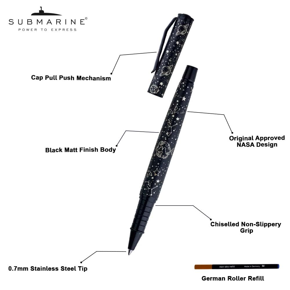 Submarine 3007 Pluto Ball Pen & Roller Pen Combo
