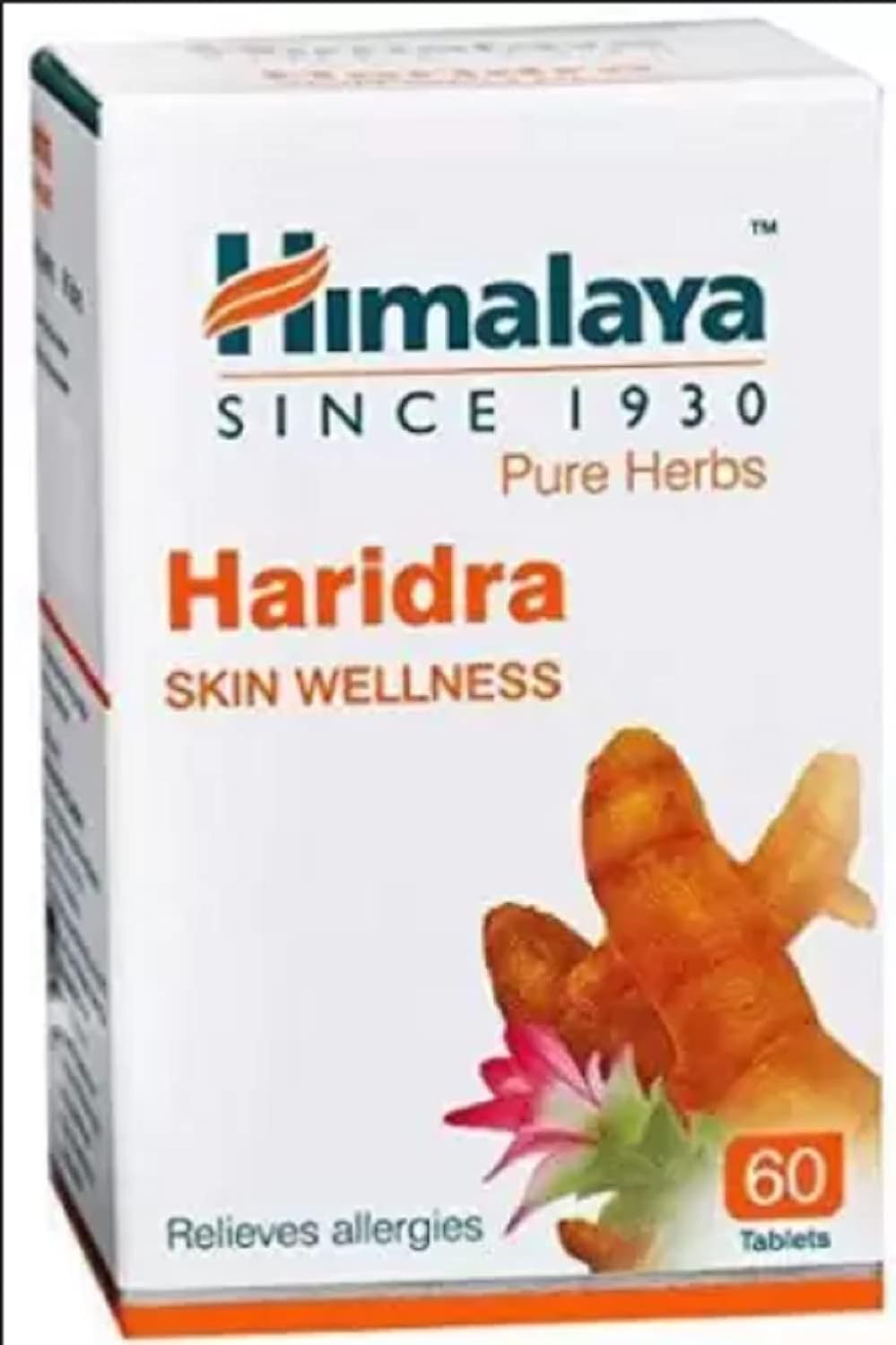 Himalaya Herbals - Haridra Skin Wellness - Pack of 1 - 60 tabs