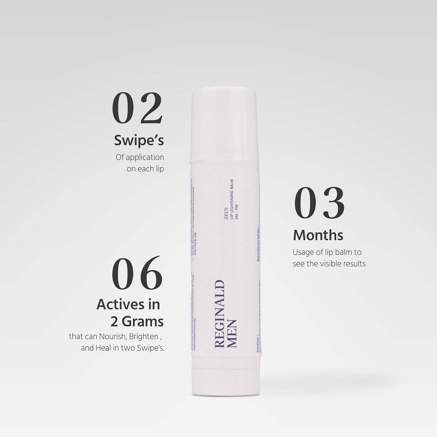Reginald Men Lip Balm - 5 gm