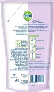 Dettol Sensitive Germ Protection (Pack Of 3) Handwash Refill Of 175 Ml